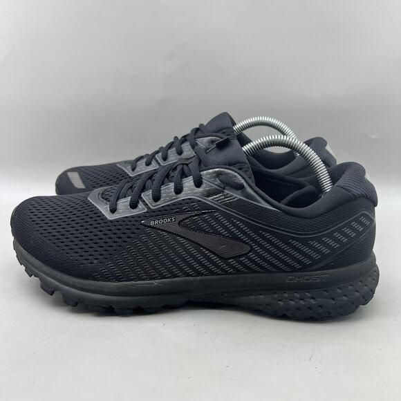 Brooks Ghost 12 Running Shoes Men Size 10 2E Wide Black Comfort Cushion Sneakers - Picture 3 of 8